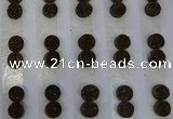 CGC82 8mm flat round druzy quartz cabochons wholesale