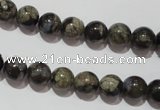 CGE102 15.5 inches 8mm round glaucophane gemstone beads