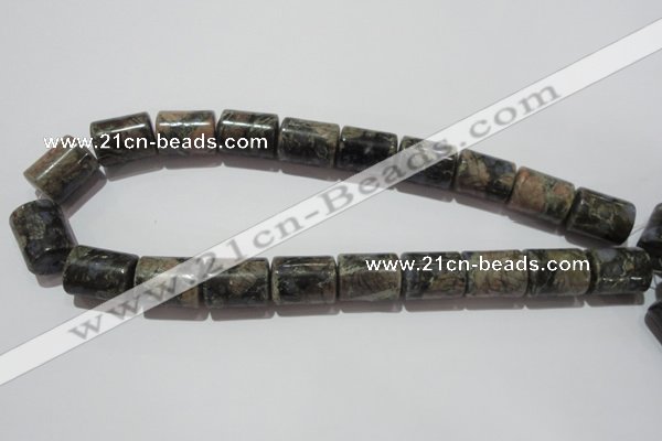 CGE120 15.5 inches 15*20mm tube glaucophane gemstone beads