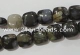 CGE151 15.5 inches 10*10mm square glaucophane gemstone beads