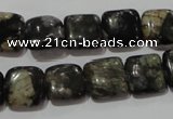 CGE152 15.5 inches 12*12mm square glaucophane gemstone beads