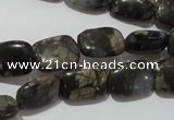 CGE158 15.5 inches 10*14mm rectangle glaucophane gemstone beads