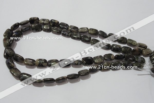 CGE158 15.5 inches 10*14mm rectangle glaucophane gemstone beads