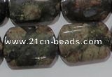 CGE165 15.5 inches 18*25mm rectangle glaucophane gemstone beads