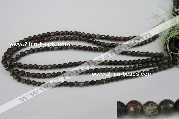 CGG01 15.5 inches 6mm faceted round ghost gemstone beads wholesale