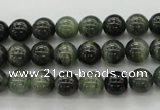 CGH03 15.5 inches 8mm round green hair stone beads wholesale