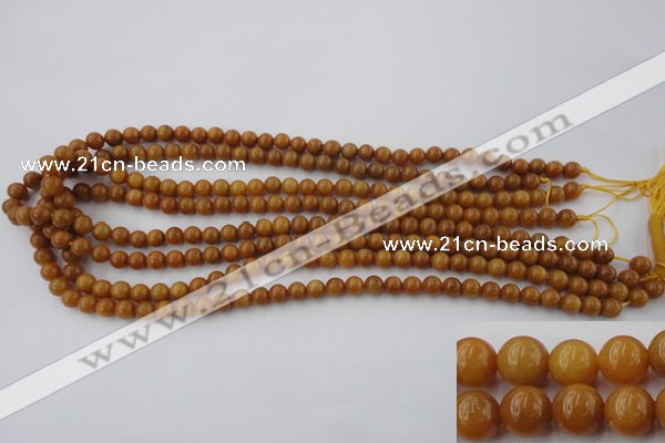 CGJ301 15.5 inches 6mm round goldstone jade beads wholesale