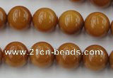 CGJ303 15.5 inches 10mm round goldstone jade beads wholesale