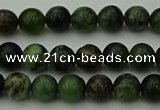 CGJ400 15.5 inches 4mm round green jade beads wholesale