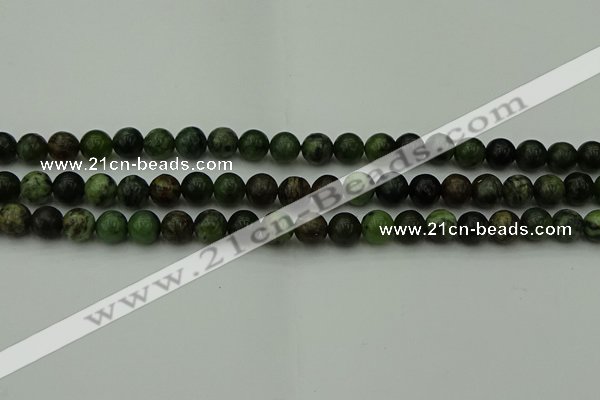 CGJ402 15.5 inches 8mm round green jade beads wholesale