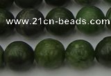 CGJ403 15.5 inches 10mm round green jade beads wholesale