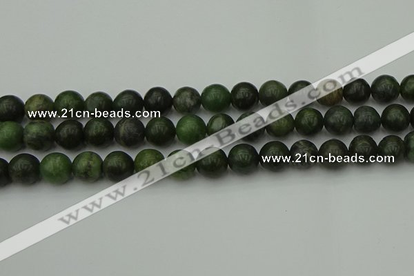 CGJ404 15.5 inches 12mm round green jade beads wholesale