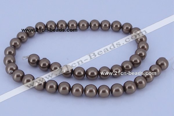 CGL101 2PCS 16 inches 25mm round dyed plastic pearl beads wholesale