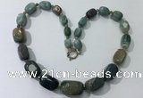 CGN126 22 inches 10*14mm - 20*30mm nuggets Indian agate necklaces