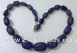 CGN131 22 inches 10*14mm - 20*30mm nuggets lapis lazuli necklaces