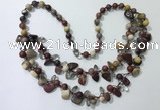 CGN531 19.5 inches chinese crystal & mookaite beaded necklaces