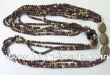 CGN853 30 inches trendy mookaite long beaded necklaces