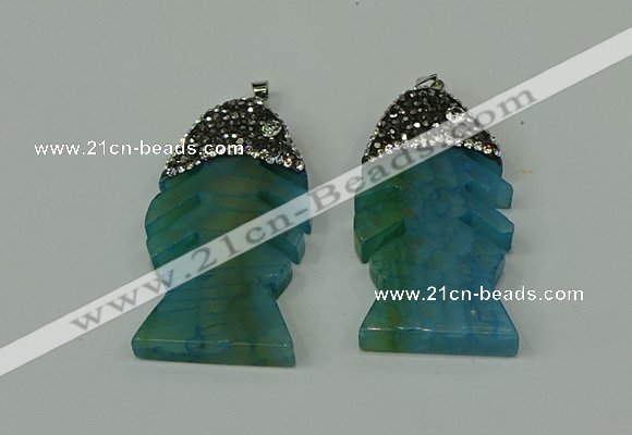 CGP134 25*48mm fishbone agate gemstone pendants wholesale