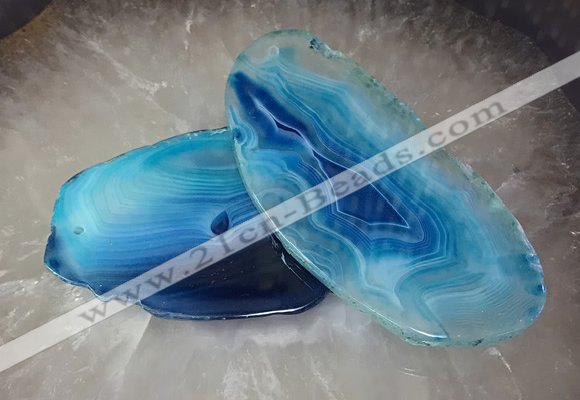 CGP2005 35*65mm - 65*100mm freeform agate slab pendants