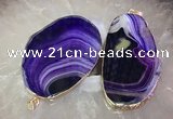 CGP2013 30*50mm - 50*80mm freeform agate slab pendants wholesale