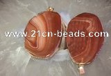 CGP2015 30*50mm - 50*80mm freeform agate slab pendants wholesale