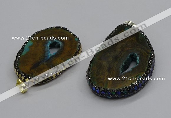 CGP3142 35*55mm - 40*60mm freeform opal gemstone pendants