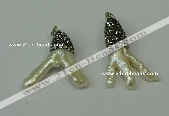 CGP315 20*30mm - 25*35mm pearl pendants wholesale