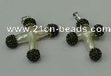 CGP316 25*35mm - 30*35mm cross pearl pendants wholesale