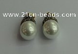 CGP320 15*25mm - 15*30mm teardrop pearl shell pendants wholesale