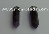 CGP412 12*45mm - 15*50mm sticks amethyst pendants wholesale