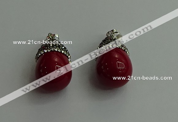 CGP458 15*25mm - 15*30mm teardrop pearl shell pendants wholesale