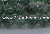 CGQ502 15.5 inches 8mm round imitation green phantom quartz beads