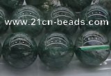 CGQ505 15.5 inches 14mm round imitation green phantom quartz beads