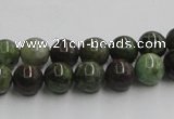 CGR02 16 inches 8mm round green rain forest stone beads wholesale