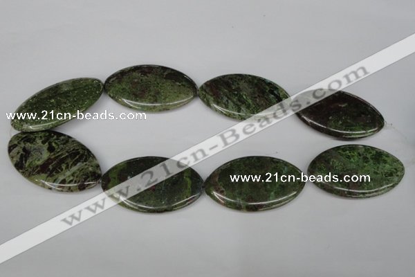 CGR30 15.5 inches 30*50mm marquise green rain forest stone beads