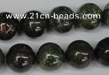 CGR43 15.5 inches 14mm round green rain forest stone beads wholesale