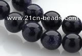 CGS02 15 inches 10mm round blue goldstone beads Wholesale