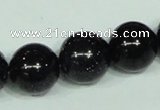 CGS102 15.5 inches 16mm round blue goldstone beads wholesale