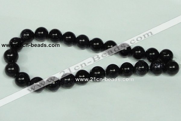 CGS102 15.5 inches 16mm round blue goldstone beads wholesale