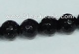 CGS108 15.5 inches 12mm faceted round blue goldstone beads wholesale