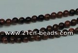 CGS200 15.5 inches 4mm round blue & brown goldstone beads wholesale