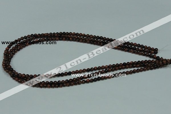 CGS200 15.5 inches 4mm round blue & brown goldstone beads wholesale