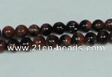 CGS201 15.5 inches 6mm round blue & brown goldstone beads wholesale