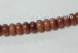 CGS62 15.5 inches 4*6mm rondelle goldstone beads wholesale