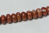 CGS63 15.5 inches 4*8mm rondelle goldstone beads wholesale