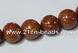 CGS86 15.5 inches 10mm round goldstone beads wholesale