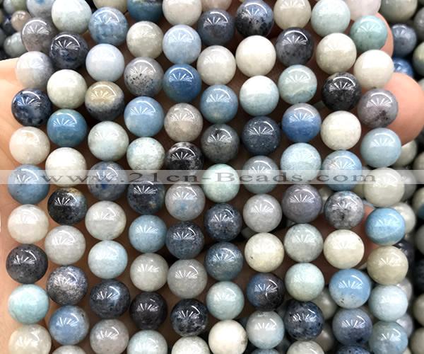 CHB02 15 inches 8mm round hauynite gemstone beads wholesale