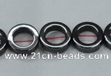 CHE1015 15.5 inches 12mm donut hematite beads wholesale