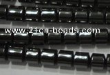 CHE114 15.5 inches 3*3mm tyre hematite beads wholesale