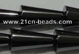 CHE171 15.5 inches 10*20mm cone hematite beads wholesale